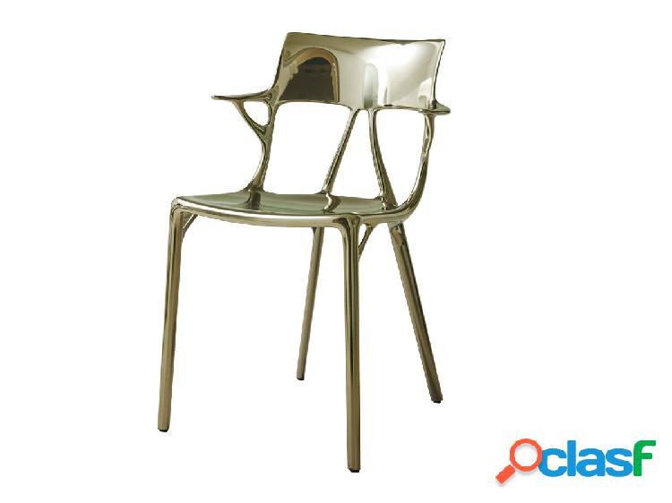 Kartell A.I. Sedia Metallizzata
