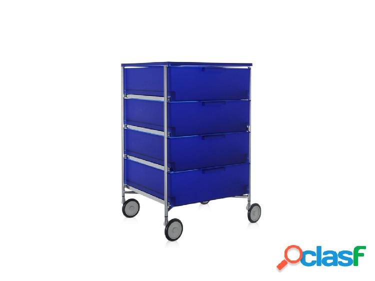 Kartell Mobil 4 cassetti su ruote