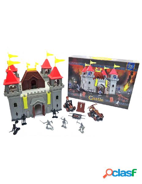 Kidz corner - castello medievale con cavalieri e accessori