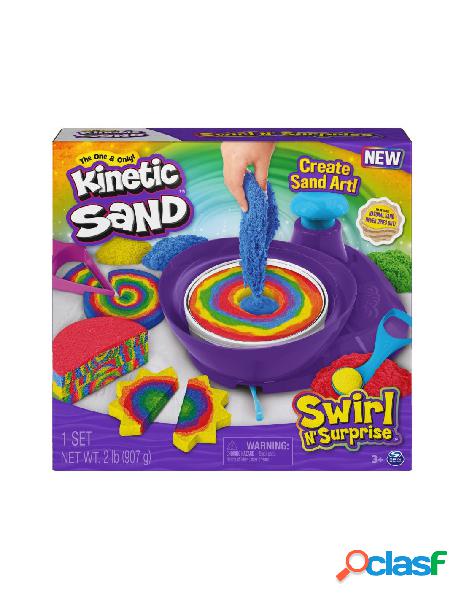 Kinetic sand - kinetic sand playset swirl e surprise