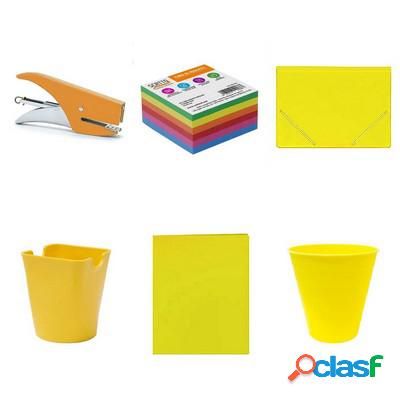 Kit Scrivania Scatto Small colore giallo