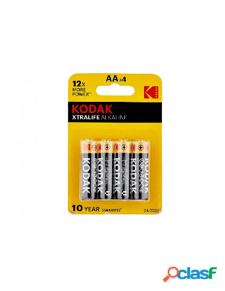 Kodak - pile alcaline xtralife da 4 stilo