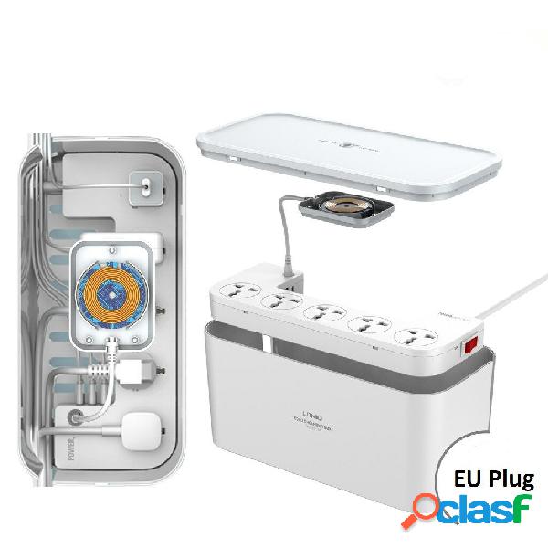 LDNIO SCW5354 5 prese 3 porte USB 20 W PD QC Organizzazione