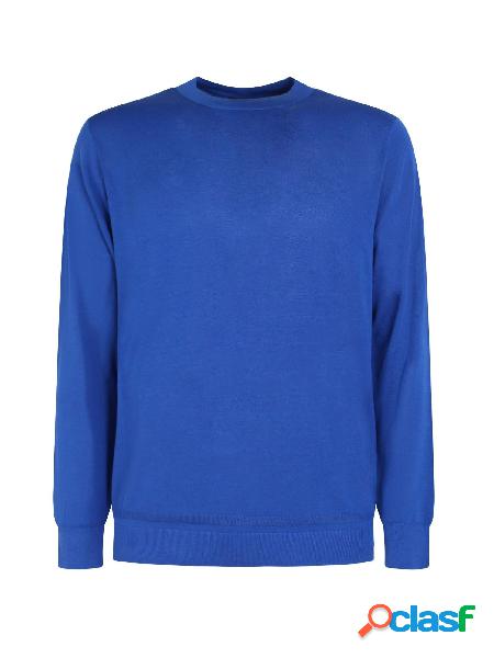 LIU JO Maglione girocollo in cotone Blu royal