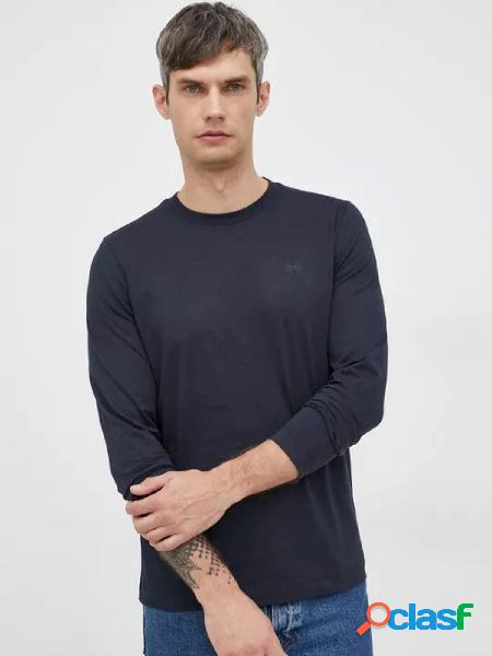 LIU JO T-shirt a maniche lunghe in cotone Blu scuro