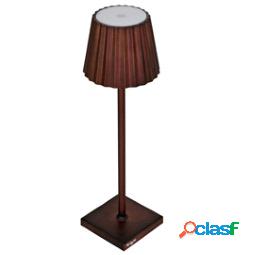 Lampada da tavolo a led - 10 x 10 x 38 cm - alluminio-pmma -