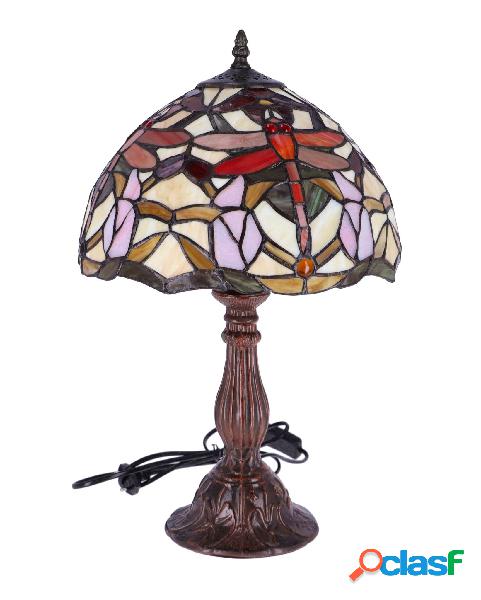 Lampada da tavolo design stile tiffany cm Ø 30x46h