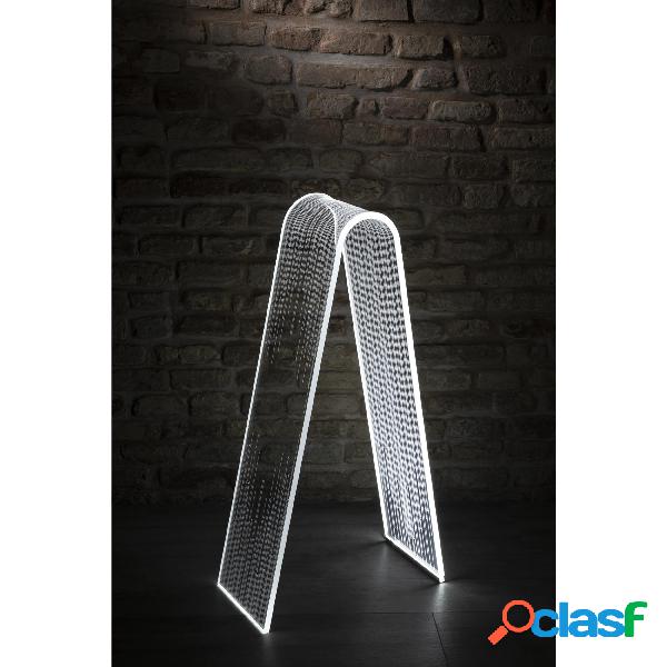 Lampada da terra in Cristallo Acrilico ARC LINE 50x25xh96 cm