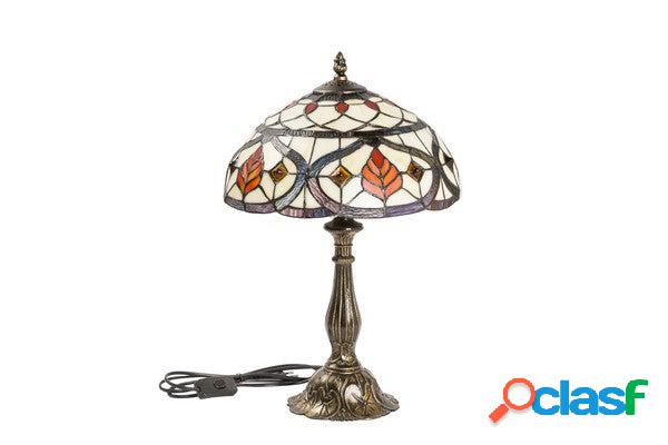 Lampada stile tiffany da tavolo design cm Ø 30x46h