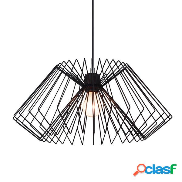 Lampadario design a sospensione in metallo colore nero cm Ø