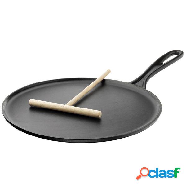 Le Creuset Padella Crepes Bretone Con Spatola Cm 27 Ghisa