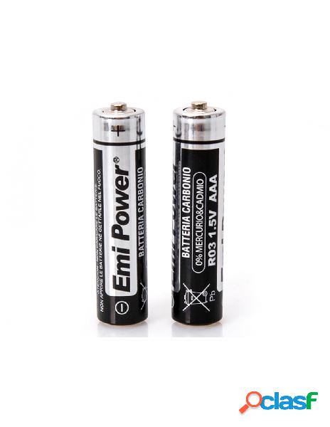 Ledlux - 4 pezzi pila batteria tipo ministilo aaa 1,5v