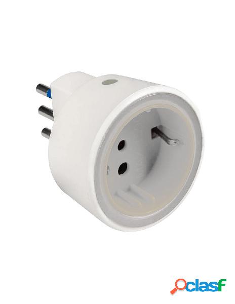 Ledlux - adattatore spina passante con luce notturna e