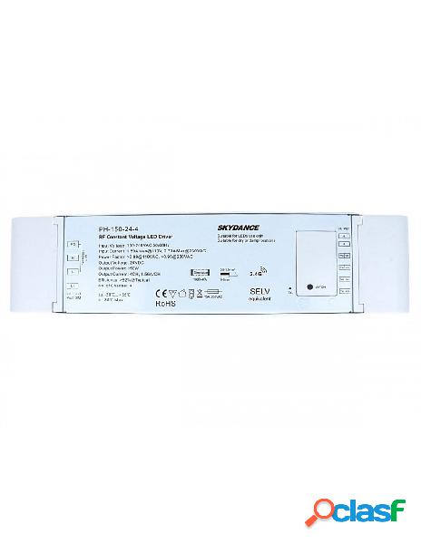 Ledlux - alimentatore dimmerabile cv 24v 150w 4 canali con