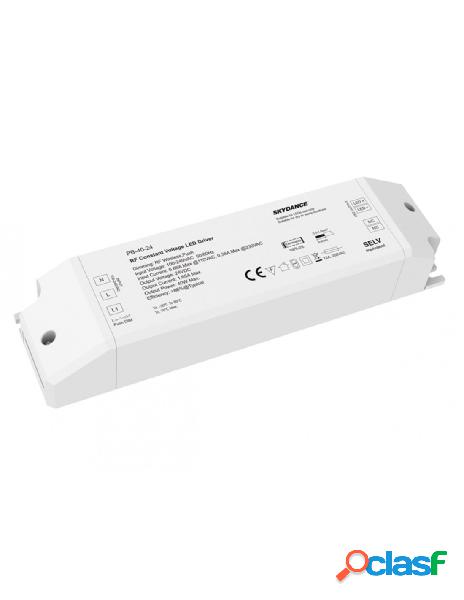 Ledlux - alimentatore dimmerabile cv 24v 40w con pulsante