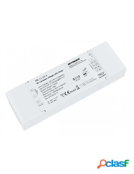Ledlux - alimentatore dimmerabile cv 24v 75w 4 canali con