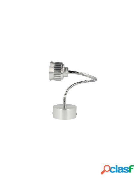 Ledlux - applique da parete a led faretto muro flessibile 3w