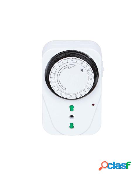 Ledlux - temporizzatore meccanico timer regolabile 24 ore