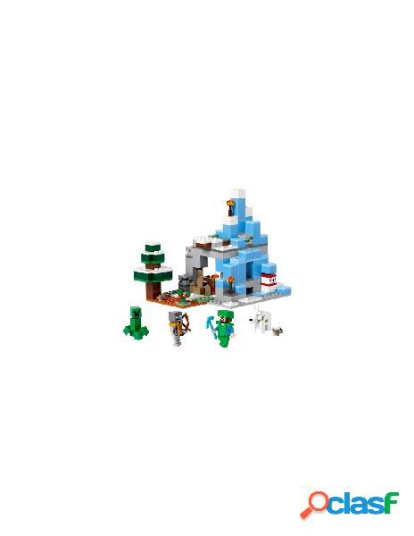 Lego - costruzioni lego 21243 minecraft i picchi ghiacciati