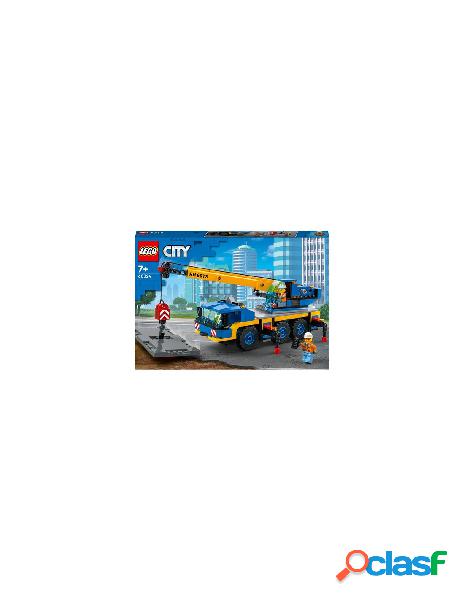 Lego - costruzioni lego 60324 city great vehicles gru mobile