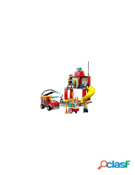 Lego - costruzioni lego 60375 city fire caserma dei pompieri