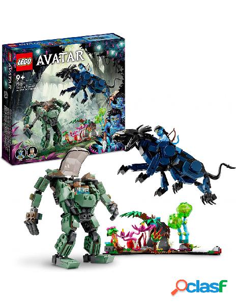 Lego - neytiri e thanator vs. quaritch con tuta amp