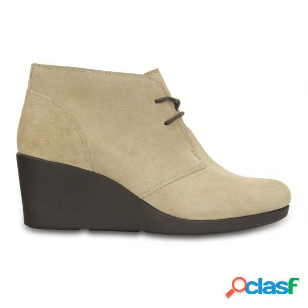 Leigh suede wedge shootie w
