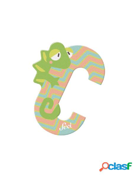Lettera c camaleonte