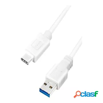 LogiLink USB 3.2 Gen 1 Cavo USB Type-C - 50 cm - Bianco