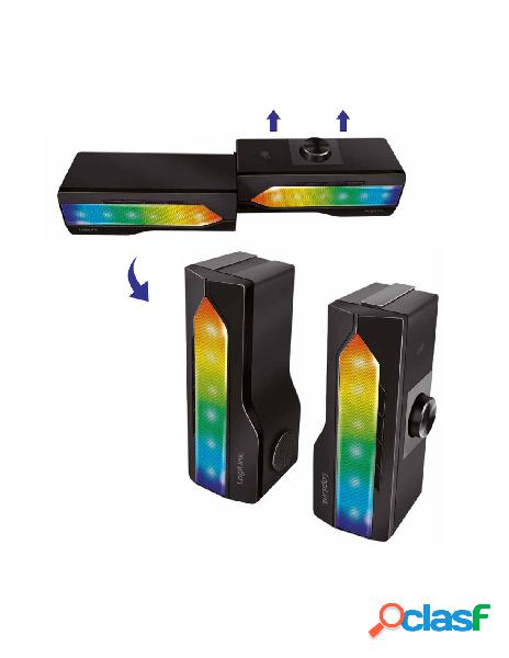 Logilink - 2 in 1 gaming sound system soundbar e speakers