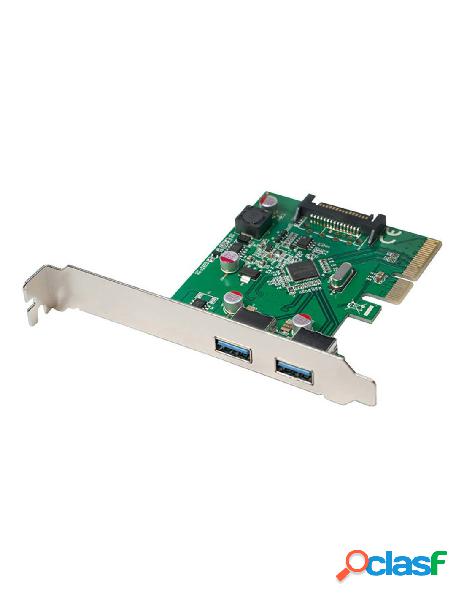 Logilink - scheda pci express 2 porte usb3.1