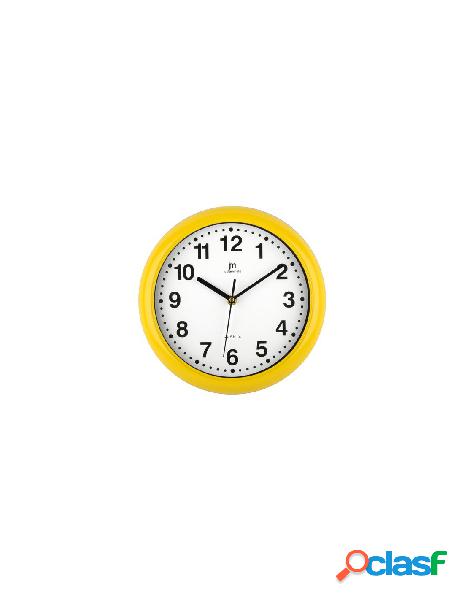 Lowell - orologio da parete lowell 00710y justaminute giallo