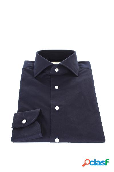 Luigi Borrelli Napoli Camicie Classiche Uomo Blu