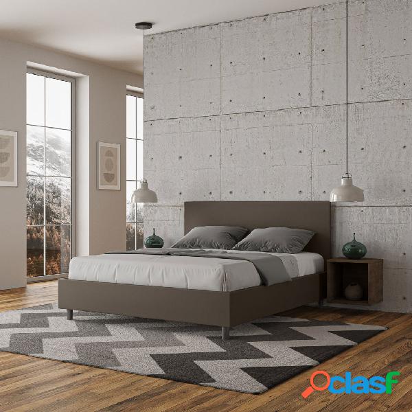 Lux - Letto matrimoniale moderno con contenitore cm