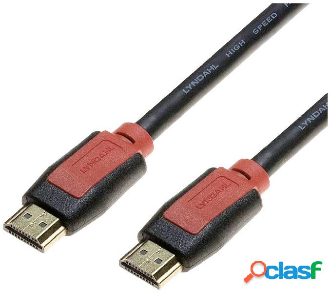 Lyndahl HDMI Cavo Spina HDMI-A 5 m Nero LKSLA050 tripla