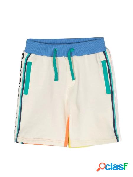 MARC JACOBS Shorts in cotone a blocchi di colore Multicolor