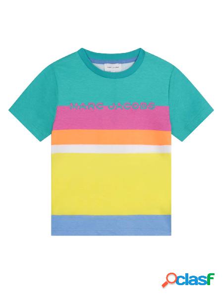 MARC JACOBS T-shirt a maniche corte con bande Multicolor