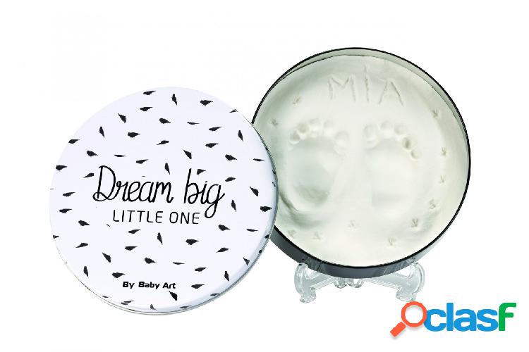 Magic Box Round Black & White Baby Art - Le Sue Impronte