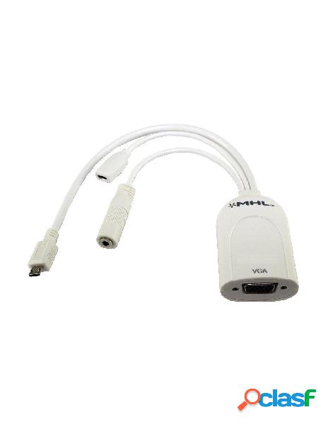 Manhattan - adattatore mhl a vga con audio per dispositivi