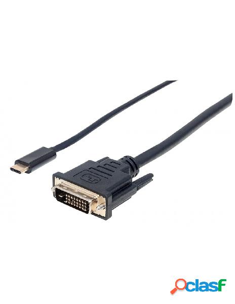 Manhattan - cavo adattatore usb-c&trade maschio a dvi