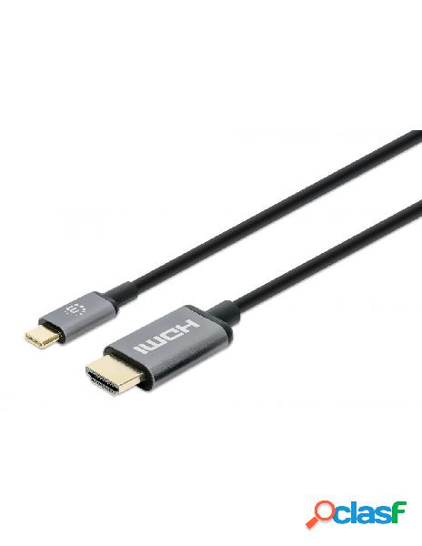 Manhattan - cavo adattatore usb-c&trade maschio a hdmi