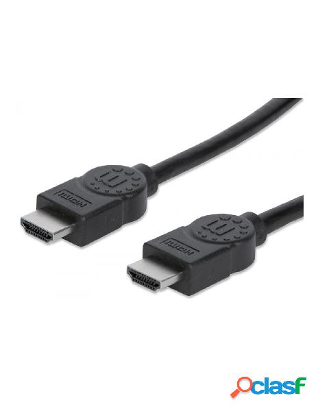 Manhattan - cavo hdmi&trade high speed a/a m/m 15m nero