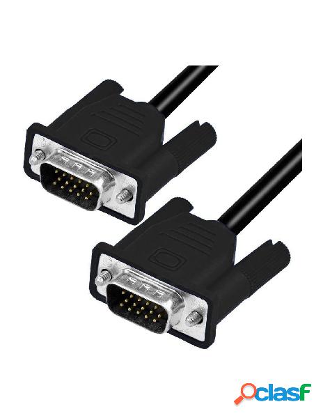 Manhattan - cavo monitor svga standard m/m 3,0 mt nero