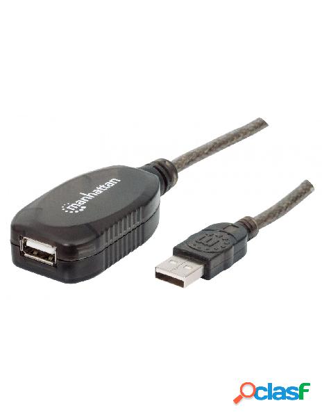 Manhattan - cavo prolunga attivo usb 2.0 hi-speed 10 mt