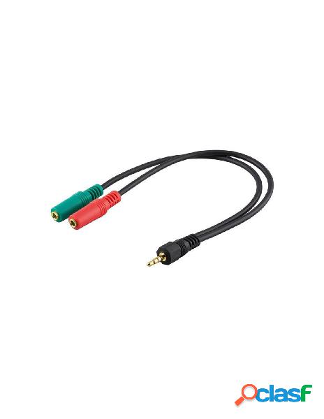 Manhattan - cavo sdoppiatore microfono cuffia jack 3,5 mm