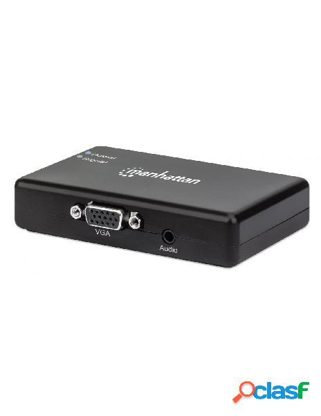 Manhattan - convertitore audio video da vga a hdmi