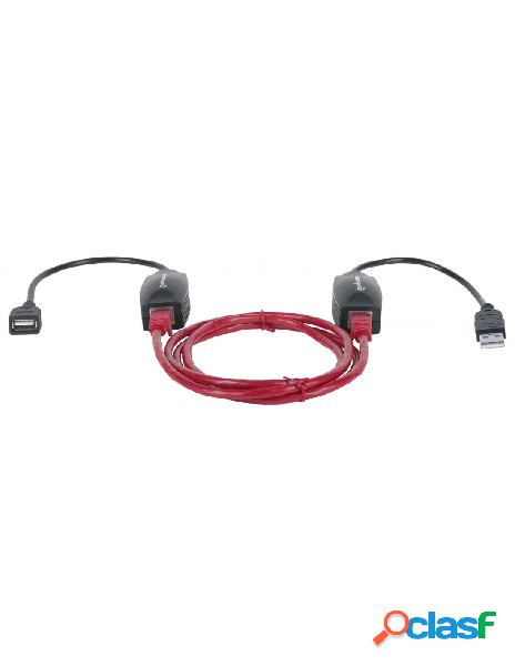 Manhattan - extender usb su cavo cat. 5e 60 m