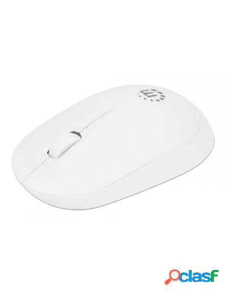 Manhattan - mouse ottico usb wireless performance iii bianco