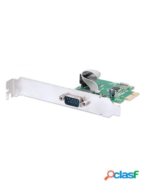 Manhattan - scheda pci express seriale 1 porta db9 m