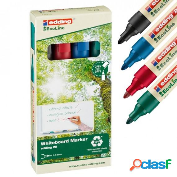 Marcatore per lavagne bianche 28 EcoLine - punta conica 1,50